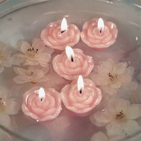 pink candles 🕯️🎀💖🩷 | Плавающие свечи, Розовые свечи, Свечки