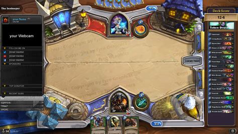 FREE Hearthstone Streaming Overlay Template FullHD - by fyre Graphics ...