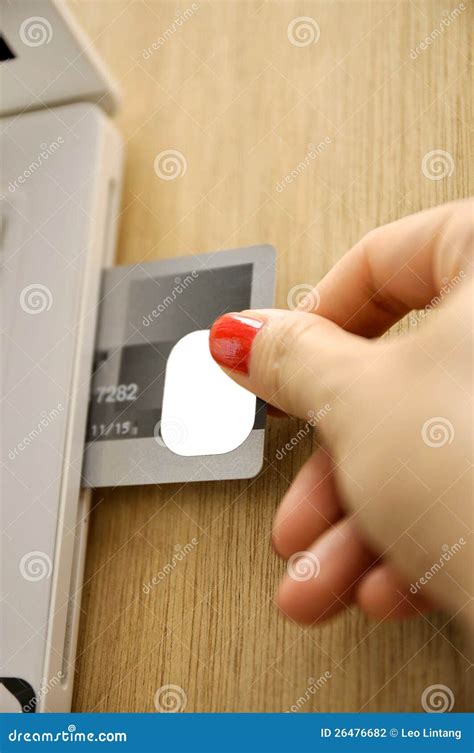 Credit Card Insert Inside Laptop Stock Illustration - Illustration of ...