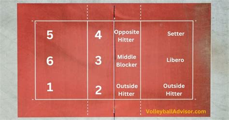 diagram volleyball positions volleyball rotation libero pall