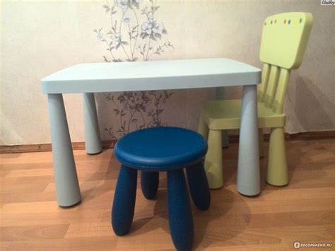 IKEA Детские стул и стол серии МАММУТ - «Рекомендую лучший детский ...