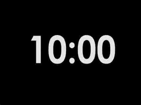 Таймер на 10 минут - YouTube