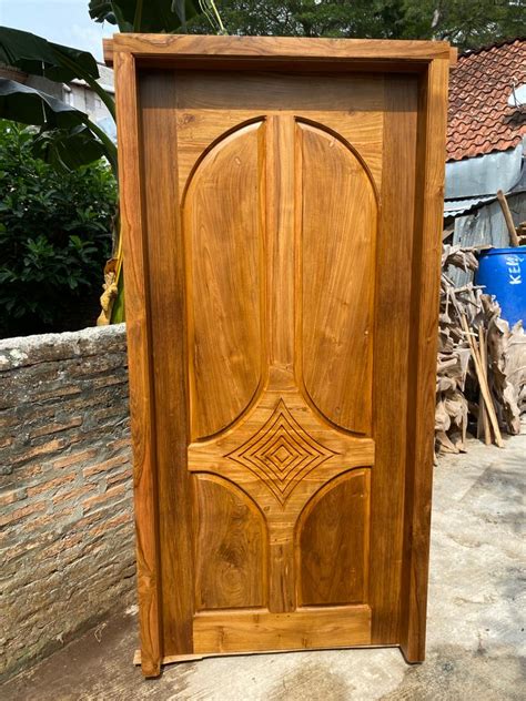 model pintu jati minimalis terbaru giri jati girijati furniture