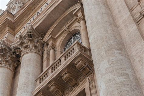 Architectural Features of St Peter S Basilica Editorial Stock Image ...