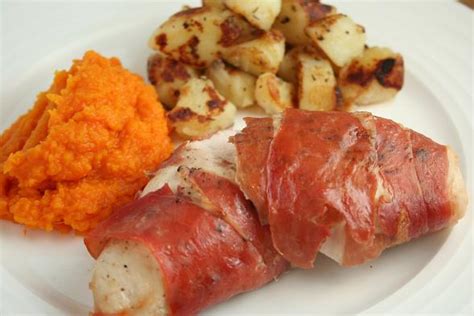 Chicken wrapped in Parma Ham : Dinner Diary