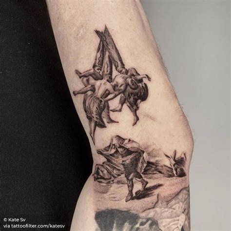 Saturn Devouring His Son Tattoo