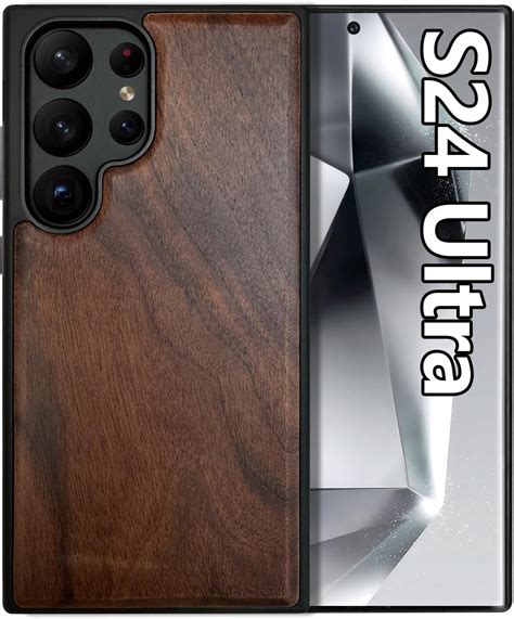 Amazon.com: kwmobile Real Wood Case Compatible with Samsung Galaxy S24