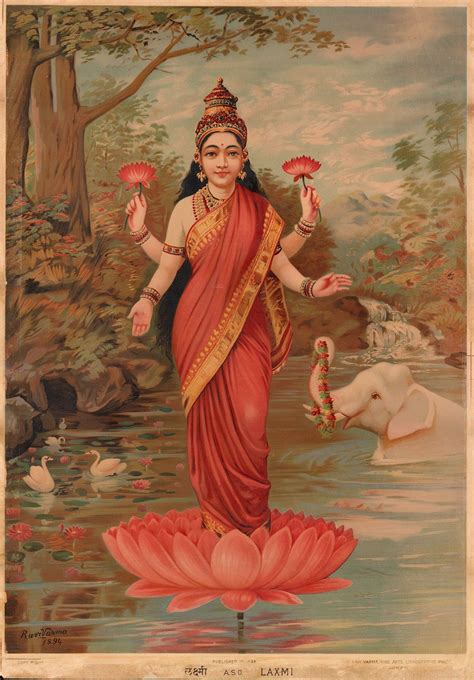 lakshmi varalakshmi goddess  wealth fortune prosperity