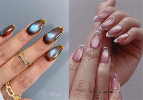 cat eye nails  trendy nail designs  modern manicures