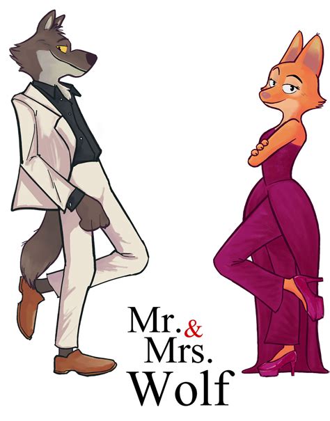 Mr. and Mrs. Wolf by GoldenB0ys on DeviantArt