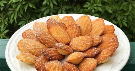 Очень вкусное, нежное, французское печенье "Мадлен". Готовится быстро ...