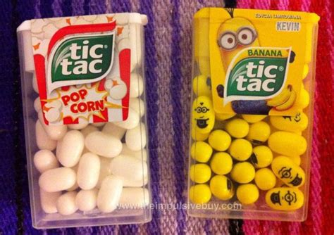 SPOTTED ON SHELVES IN POLAND: Popcorn Tic Tac and Banana Minions Tic ...