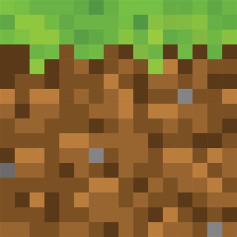 Minecraft Grass Block 2d