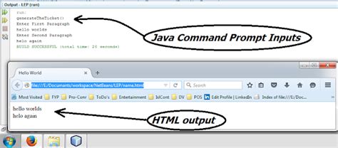 java code  generate html form pprogramming