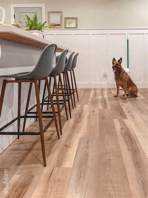 LVP Basement Flooring Makeover - Lolly Jane