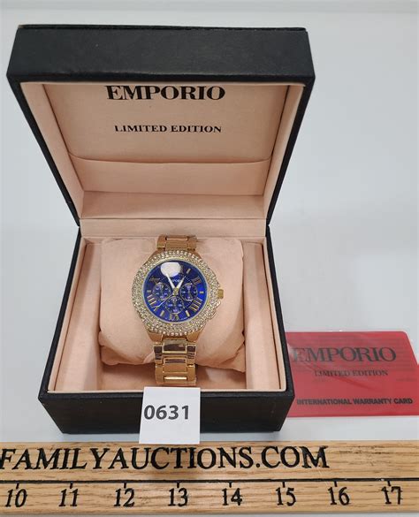 EMPORIO LIMITED EDITION MEN'S WRIST WATCH - Kidd Family Auctions