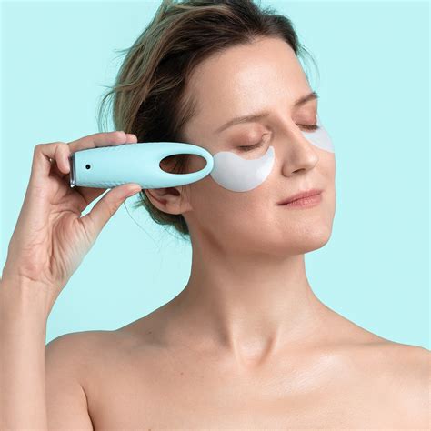 Хидрогелна маска за очи FOREO IRIS, Инфузия от морски мъх и колаген ...