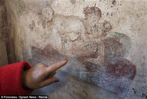 erotic wall paintings  pompeii reveal ancient italian brothels
