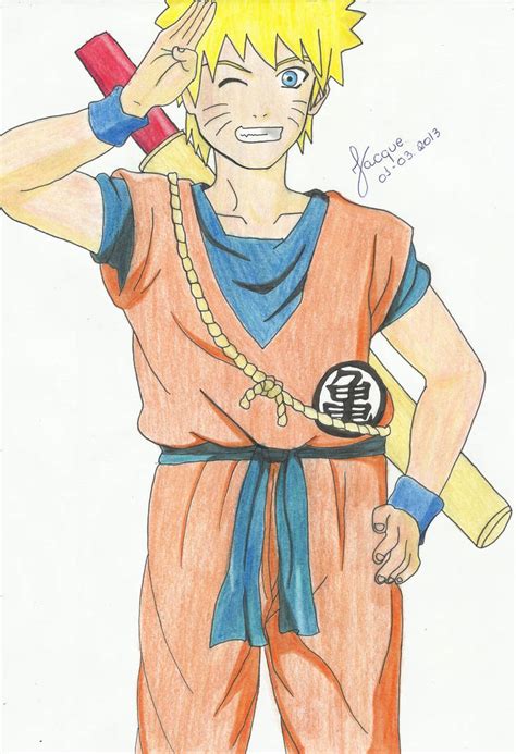 Naruto + Goku crossover by Jacqueline-Andreia on DeviantArt