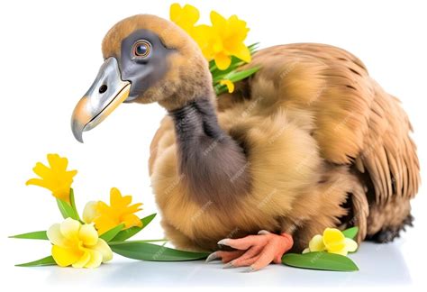 premium photo dodo isolated  white stuffed dodo bird  extinct