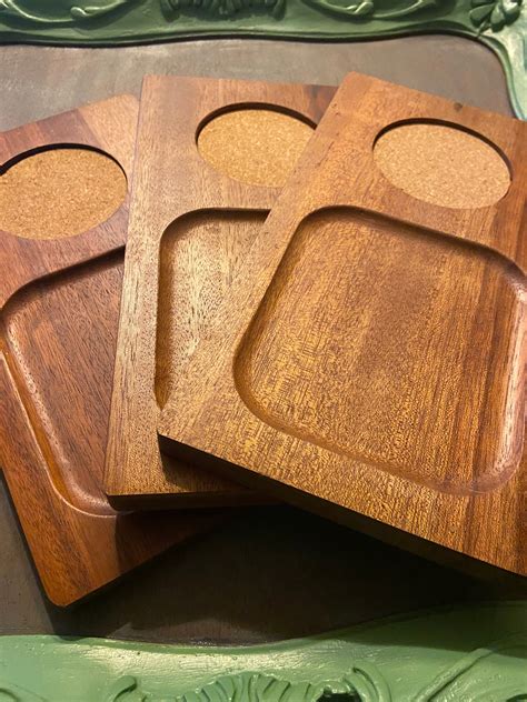 Vintage Snack Trays - Etsy