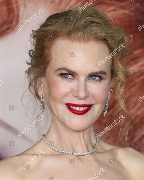Actress Nicole Kidman Wearing Armani Prive Editorial Stock Photo ...
