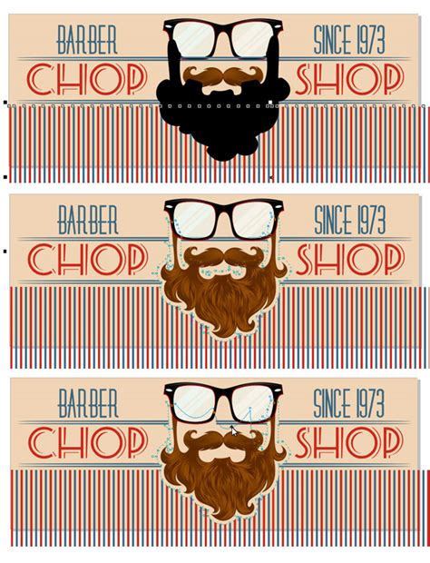 Design a Hipster Barbershop Facebook Cover in CorelDRAW | Envato Tuts+