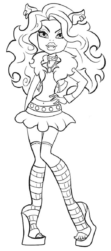 Desenhos de Monster High para colorir - Pop Lembrancinhas