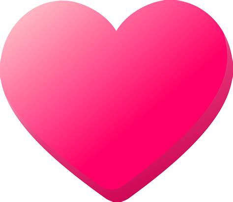 heart shape pink heart love heart symbol  png