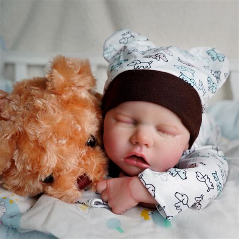 Bebê Reborn De Urso - Brastoy Bebê Reborn Boneca Silicone Pintada Menino Urso Original 48cm ...