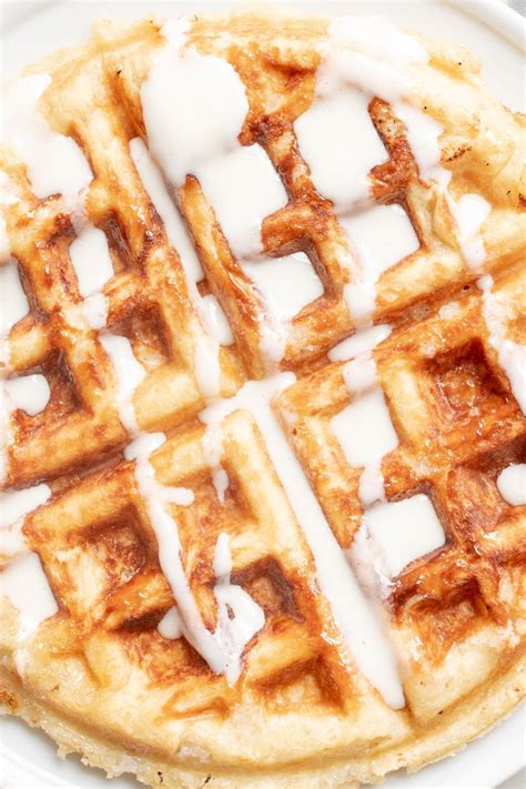 Authentic Belgian Waffle Recipe | Julie Blanner