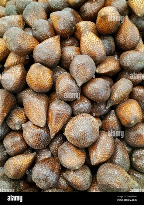 A Pile Of Brown Bark Fruit Photo Stock Photo - Alamy