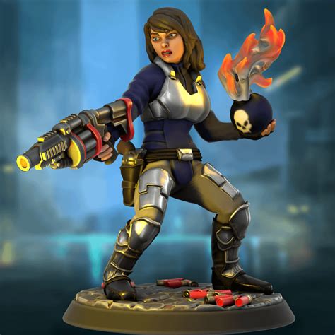 Shelly "Bombshell" Harrison/Ion Fury (2019) : r/HeroForgeMinis