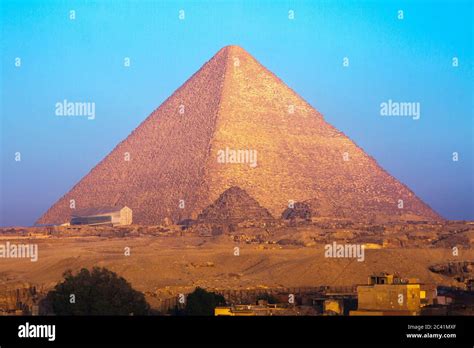 great pyramid  giza unesco world heritage site cairo egypt stock