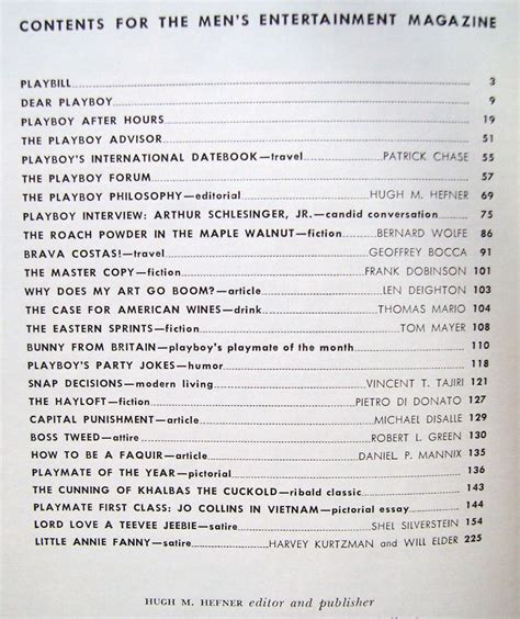 Playboy Magazine Vol 13 nº 05. May 1966 by Patrick Chase; Hugh M