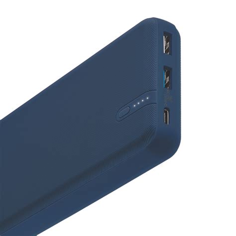 Внешний аккумулятор Interstep, PB2060PD 20000мАч QC4+PD 45Вт+18Вт синий ...