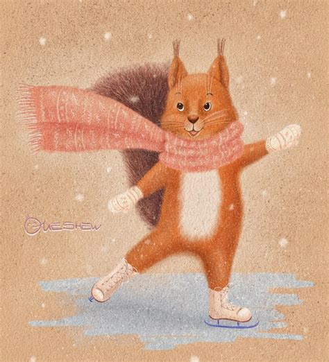 Иллюстрация Белочка | Illustrators.ru