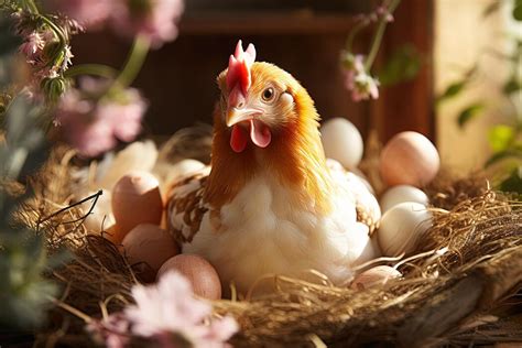Chicken Laying Eggs Stock Photos, Images and Backgrounds for Free Download