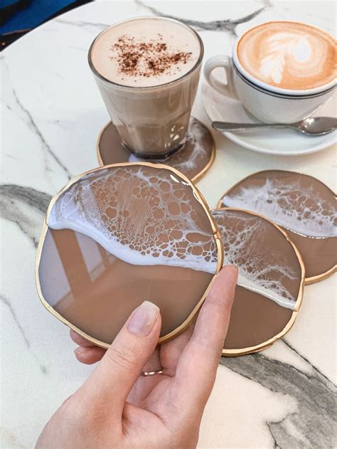 EPOXY RESIN COASTERS | ПОДСТАКАННИКИ ИЗ ЭПОКСИДНОЙ СМОЛЫ