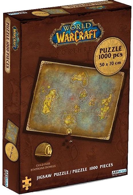 Купить Головоломка WORLD OF WARCRAFT КАРТА АЗЕРОТ 1000 EL.: отзывы ...