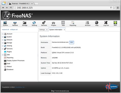 Installing and Configuring FreeNAS (Network-attached Storage) - Part 1