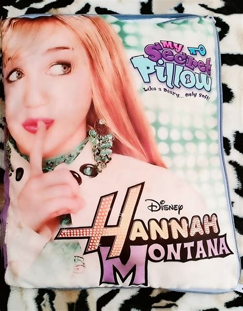 Hannah Montana souvenir my secret pillow by AdvantasyA on DeviantArt