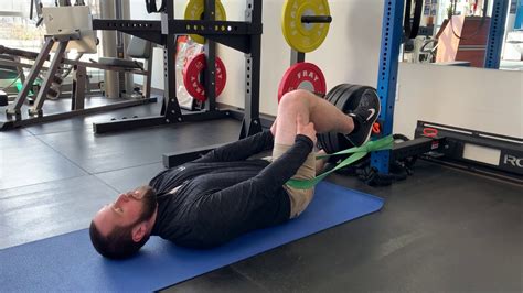 Banded Inferior Self Hip Mobilization - YouTube