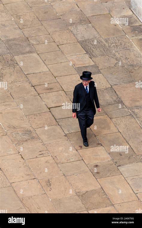 Smartly dressed gentleman attending university ceremony Stock Photo - Alamy