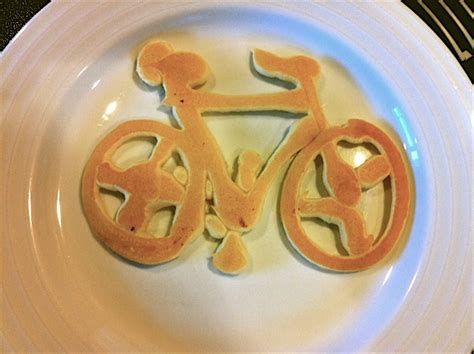 yum yum bike pancake bike cooking  cycling