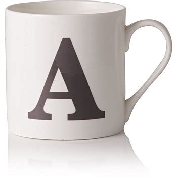 Oliver Bonas Alphabet Mug - Q | Gifts | Oliver Bonas