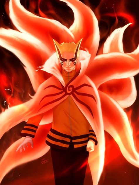 ArtStation - Naruto Baryon Mode