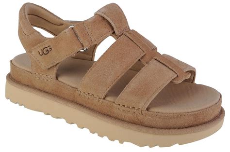 UGG Goldenstar Strap, Женские бежевые сандалии купить недорого ...