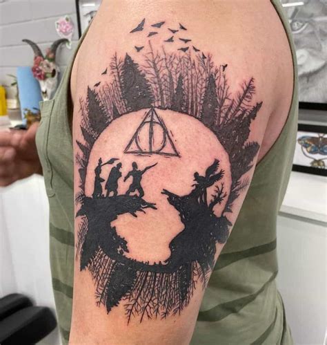 50 Best Deathly Hallows Tattoos