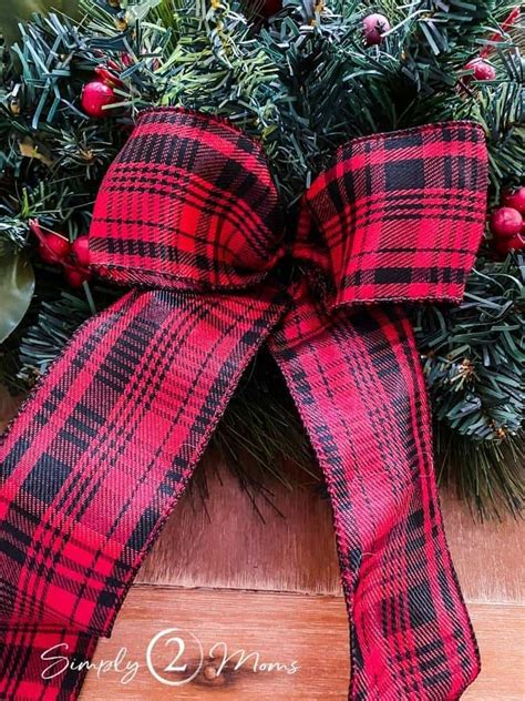 How to Make an Easy Christmas Bow in 5 Minutes – Simply2moms